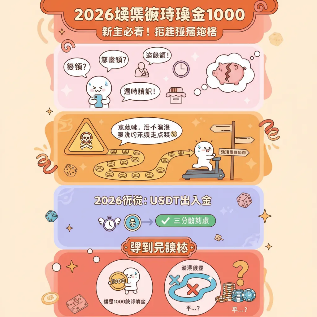新手必看：娛樂城體驗金1000領取攻略與流水陷阱