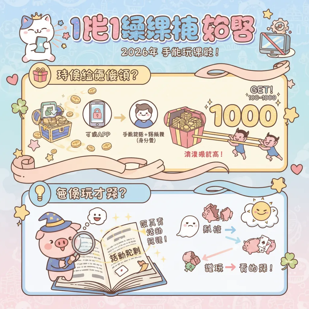 手機玩1比1娛樂城，如何領取體驗金並優化遊戲體驗