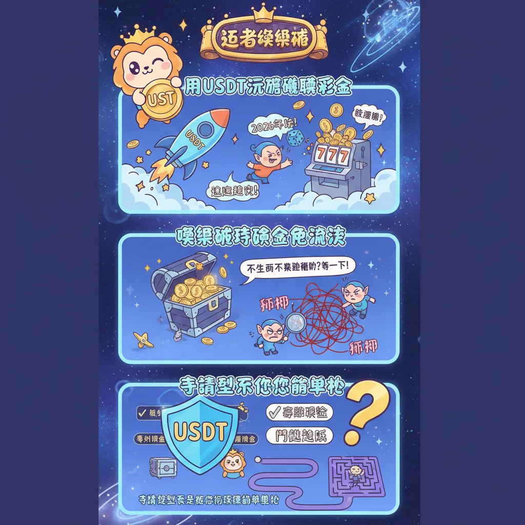 用USDT玩遊戲賺彩金，避開免流水體驗金的詐騙套路
